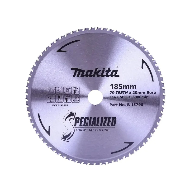 Carbide-Tipped Saw Blades for Hardwood-Makita Saw Blade Metal 185x20mm 70T