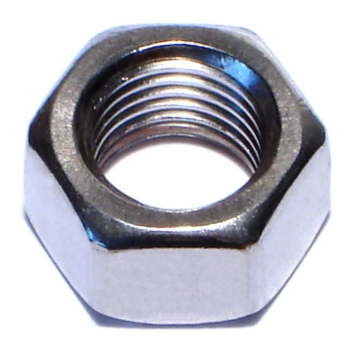 Nuts for Mounting Heavy Duty Shelving-3/8"-24 18-8 Stainless Steel Fine Thread Hex Nuts