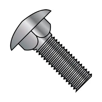 Bolts for Fixing Steel Plates to Metal-JFAST 5056CG - 1/2-13X3 1/2  Carriage Bolt Galvanized, Case Quantity: 
100