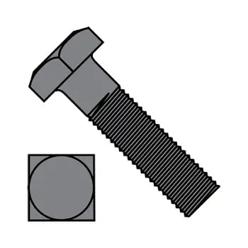 Bolts for Fixing Molding and Trim-JFAST 5036BMQ - 1/2-13X2 1/4  Square Machine Bolt Plain, Case Quantity: 
200