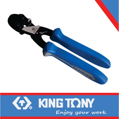 Locking C-Clamp Pliers for Strong Clamping-King Tony Compact Bolt Cutter 8"