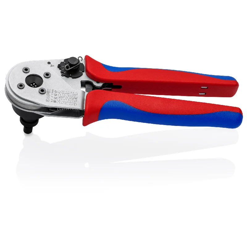 Pliers for Fine Bending and Shaping of Wire-Knipex 97 52 67 DT 9" Crimping Pliers - Four-Mandrel For DT Contacts