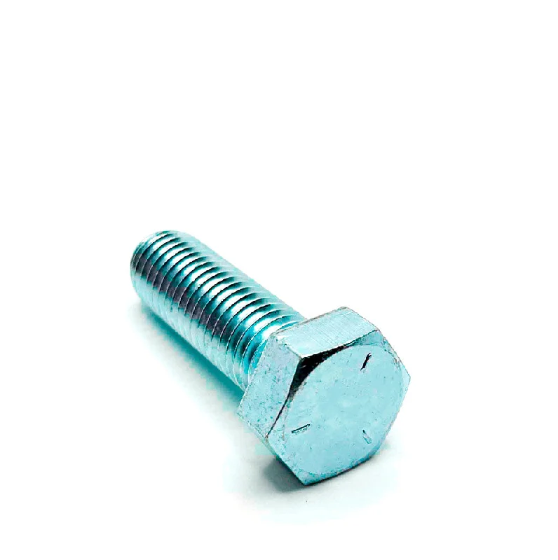 Bolts for Mounting Heavy Machinery Parts-5/8-11 x 2in UNC Grade 5 Hex Cap Screw Clear Zinc