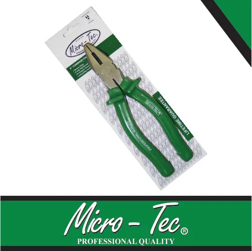 High-Tensile Pliers for Tough Materials-Micro-Tec Pliers Combination 200Mm