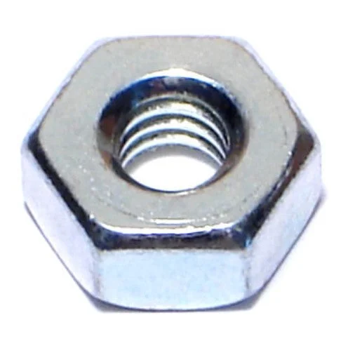 High-Tensile Nuts for Tough Jobs-1/4"-20 Zinc Plated Grade 2 Steel Coarse Thread Heavy Hex Nuts (28 pcs.)