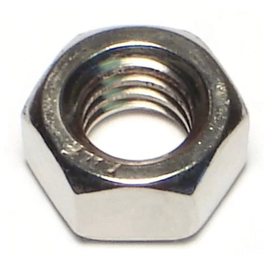 Nuts for Plumbing and Pipe Threading-5/16"-18 18-8 Stainless Steel Coarse Thread Hex Nuts