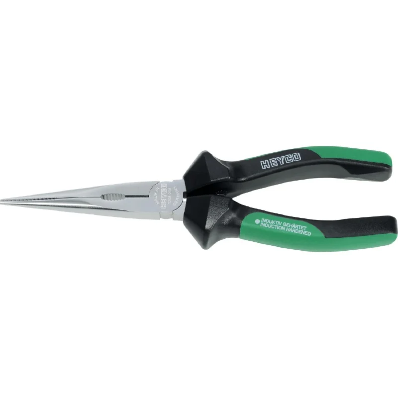 Flat Nose Pliers for Better Precision-Heyco 01208016086 Snipe Nose Pliers, straight Length - 160 mm