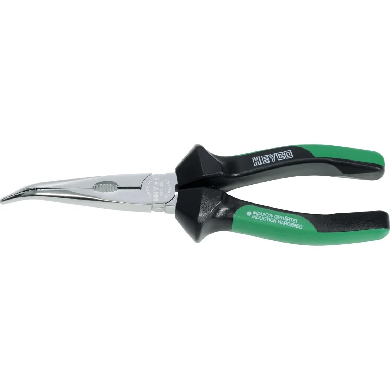 Heavy Duty Pliers for Mechanical Work-Heyco 01209020086 Needle-nose pliers, angled at 45° 1209  200MM CPI