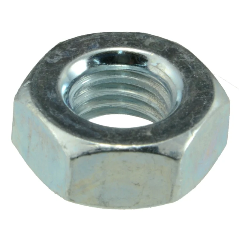 Nuts for Securing Electrical Systems to Walls-1/4"-28 Zinc Plated Grade 2 Steel Fine Thread Hex Nuts