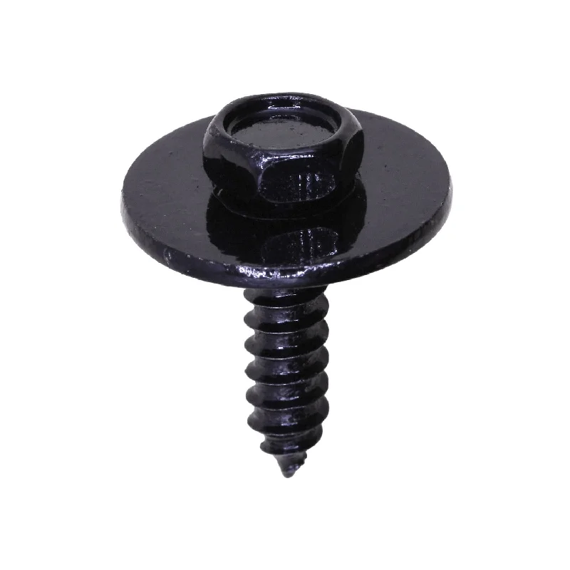 Screws for Metal Framing Projects-Auveco # 25443 Fender Apron Hex Head Sems Tapping Screw BMW 07-14-7-129-161. Qty 25.