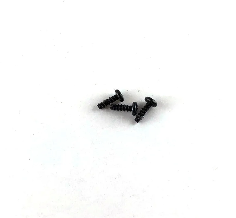 Screws for Exterior Wall Mounting-Epson Tite Screw: Black 3x10 Screw Secure to Plastics - 3 PCS