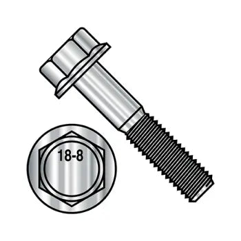 Bolts for Building Heavy Duty Structures-JFAST 6224BF188 - 5/8-11X1 1/2  Hex Head Flange Non Serrated Frame Bolt IFI-111 2002 18 8 Stainless Steel, Case Quantity: 
50