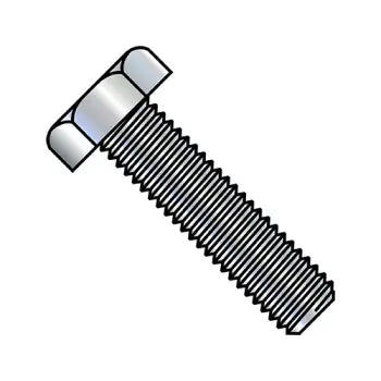 Bolts for Fixing Grills and Gates to Walls-JFAST 3756BHT - 3/8-16X3 1/2  Hex Tap Bolt Low Carbon Fully Threaded Zinc, Case Quantity: 
200