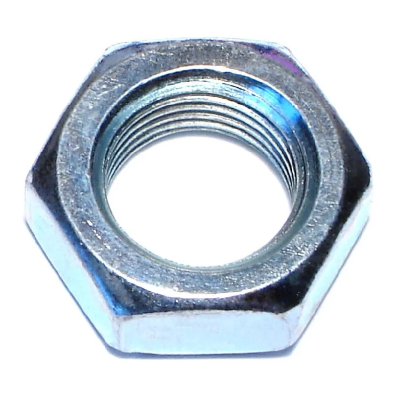 Nuts for Bolted Joints in Woodworking-5/8"-18 x 1-1/16" Zinc Plated Steel Fine Thread Hex Jam Nuts