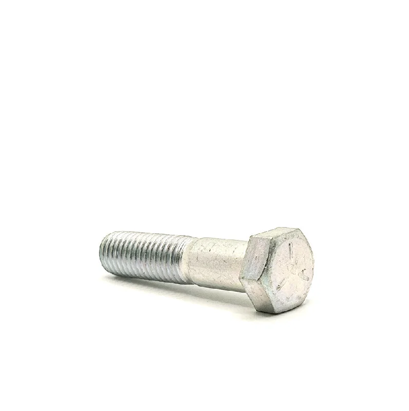 Galvanized Bolts for Corrosion Resistance-9/16-12 x 2-1/2in UNC Grade 5 Hex Cap Screw Clear Zinc