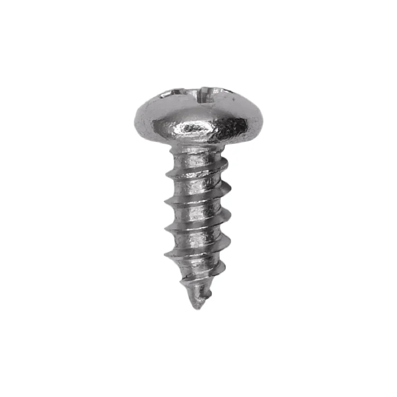 Screws for Fence Post Installation-Auveco # 25566 #6 X 3/8. 18-8 Stainless Phillips Pan Head Tapping Screw Qty. 50