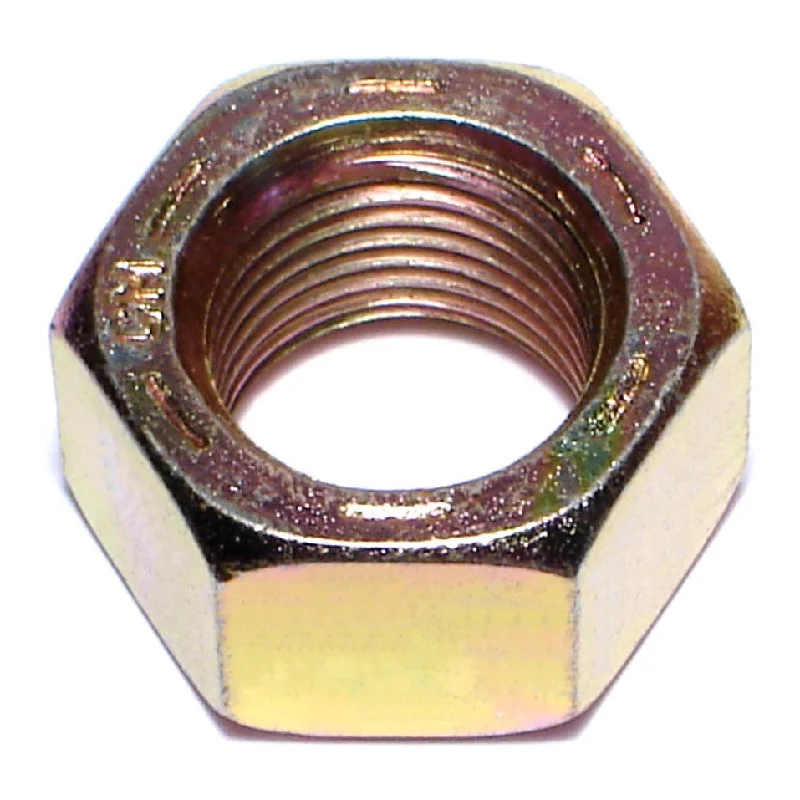 Nuts for Fixing Electrical Panels to Frames-5/8"-18 Zinc Plated Grade 8 Steel Fine Thread Hex Nuts