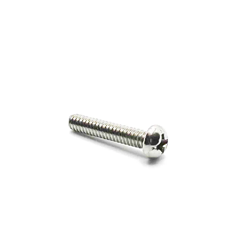 Screws for DIY Furniture Repair-#6-32 x 3/4in UNC Stainless Steel Phillips Round Machine Screw