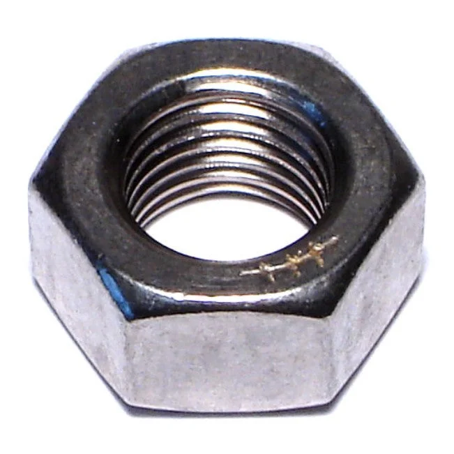 Nuts for Connecting Metal Parts in Fabrication-7/16"-20 18-8 Stainless Steel Fine Thread Hex Nuts