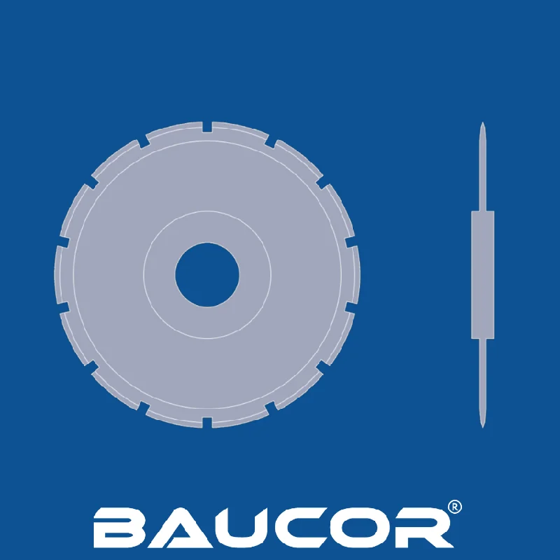 Circular Saw Blades for Finishing and Smoothing-3" Diameter Slotted Tooth Perforation Circular Blade, Part Number 90084