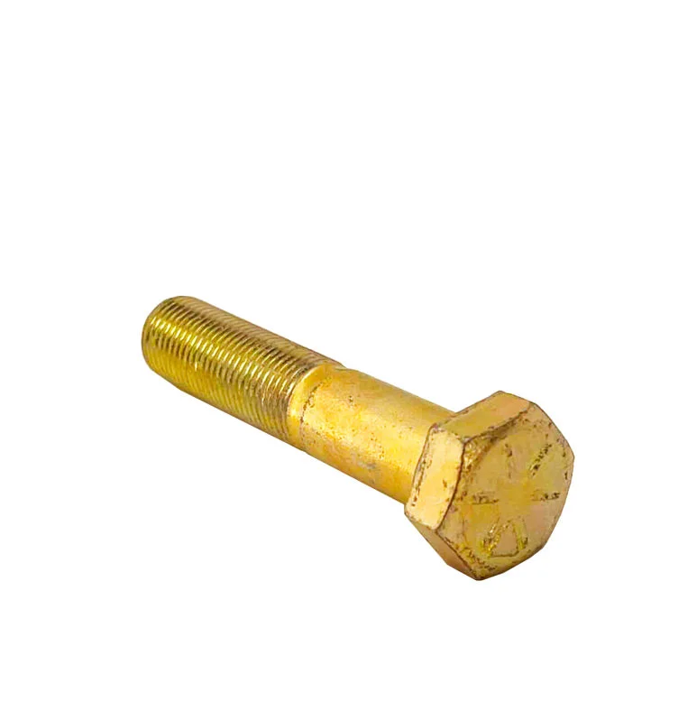 Bolts for Mounting Furniture to Walls-1/2-20 x 2-1/2in UNF Grade 8 Hex Cap Screw Yellow Zinc