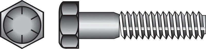 Screws for Framing and Fixing Steel-HILLMAN 1/2 in. D X 5 in. L Heat Treated Steel Hex Head Cap Screw 25 pk