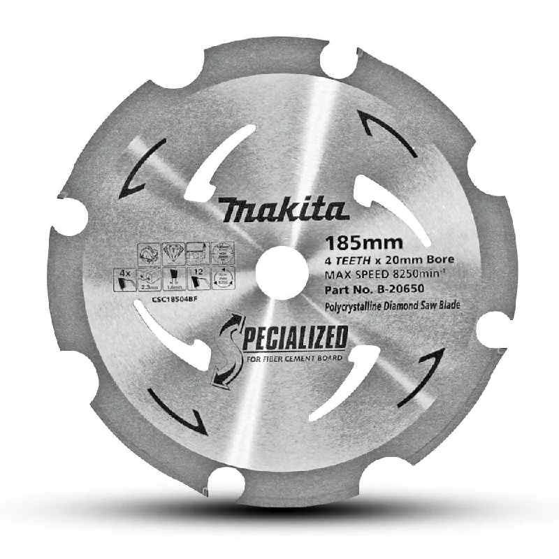 Circular Saw Blades for Smooth Wood Cuts-Makita Saw Blade PCD 185x20mm 4T