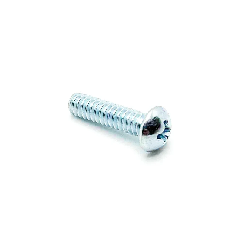 Screws for Fixing Heavy Equipment-#10-24 x 3/4in UNC Phillips Round Machine Screw Clear Zinc