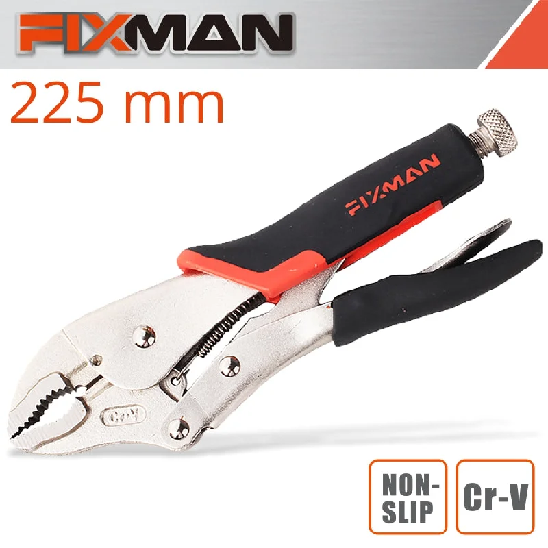 Heavy Duty Wire Pliers for Cutting-Fixman Curved Jaw Lock Grip Pliers 10'/250Mm