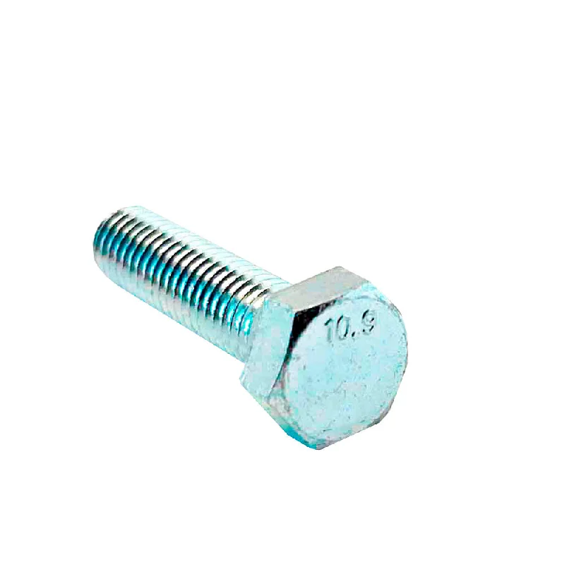 Bolts for Automotive Engine Parts-M8-1.25 x 30mm Class 10.9 Hex Cap Screw DIN 933 Full Thread