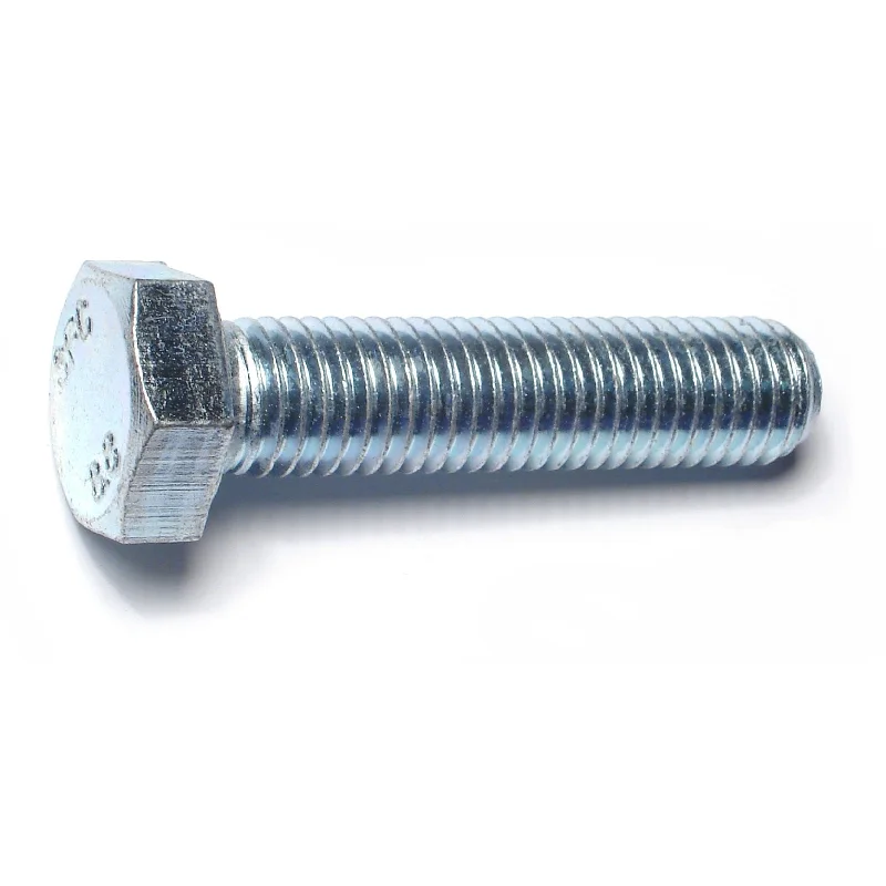 Bolts for Industrial Applications and Fastening-14mm-2.0 x 60mm Zinc Plated Class 8.8 Steel Coarse Full Thread Hex Bolts