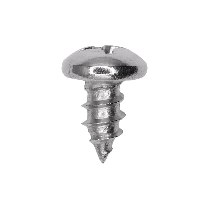 Screws for Fixing Nails and Screws-Auveco # 25599 #14 X 1/2. 18-8 Stainless Phillips Pan Head Tapping Screw Qty. 50