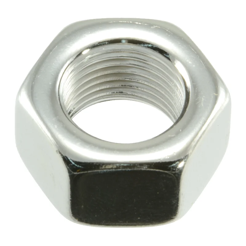 Nuts for Use in Furniture Repair and Assembly-5/8"-18 Polished 18-8 Stainless Steel Grade 5 Fine Thread Hex Nuts