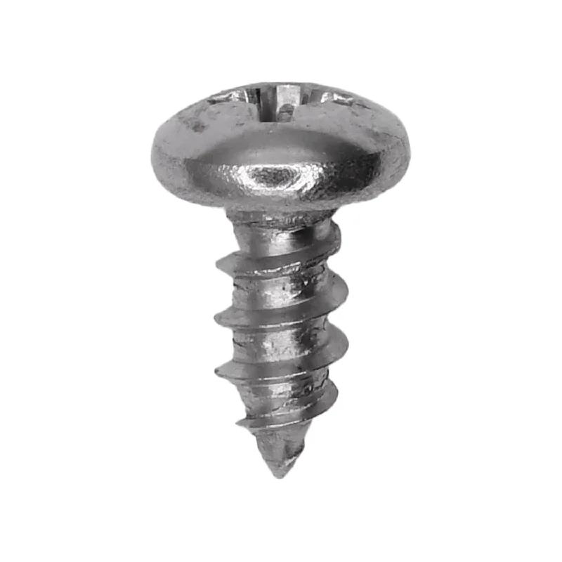 Screws for Securing Outdoor Fixtures-Auveco # 25588 #10 X 1-5/8. 18-8 Stainless Phillips Pan Head Tapping Screw Qty. 25