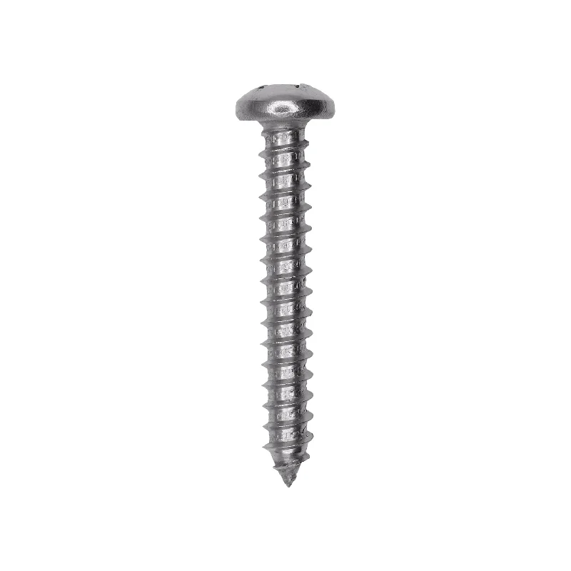 Galvanized Screws for Rust Resistance-Auveco # 25608 #14 X 1-3/4. 18-8 Stainless Phillips Pan Head Tapping Screw Qty. 25