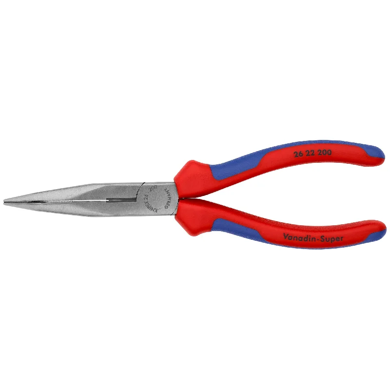 Pliers for Cutting through Thick Cable-Knipex 26 22 200 8" Long Nose 40° Angled Pliers with Cutter