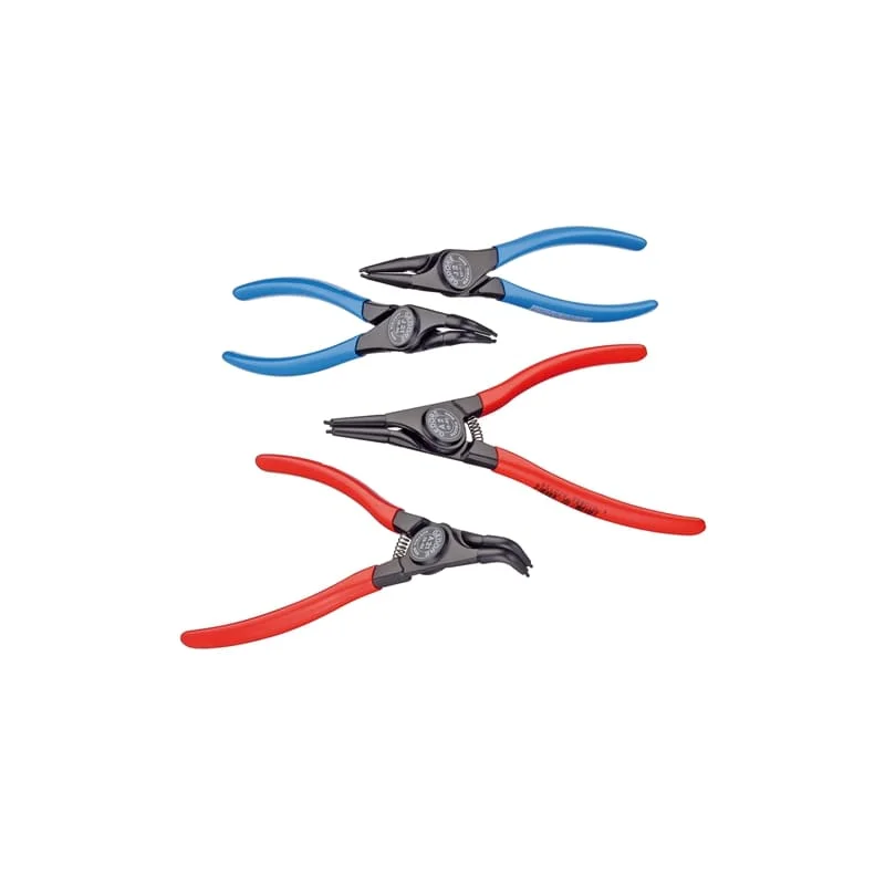 Pliers for Crimping and Wiring Tasks-Gedore 6701030 Set of circlip pliers