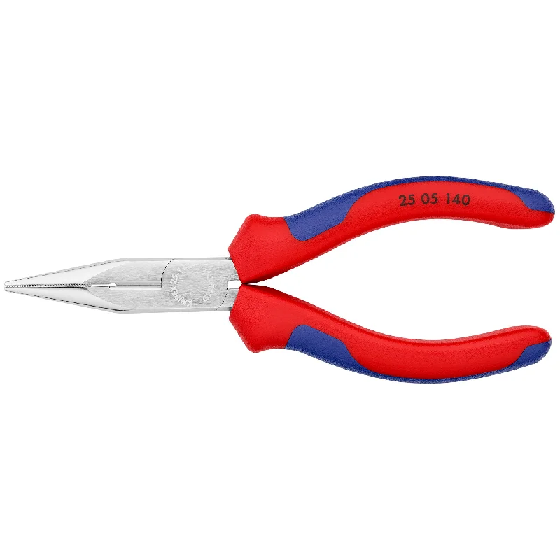 Soft Grip Pliers for Comfort-Knipex 25 05 140 5 1/2" Long Nose Pliers with Cutter