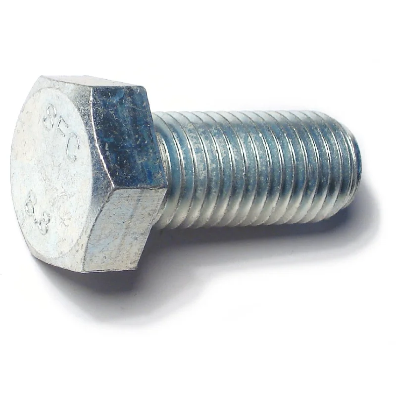 Bolts for Securing Heavy Metal Fittings-20mm-2.5 x 45mm Zinc Plated Class 8.8 Steel Coarse Full Thread Hex Bolts