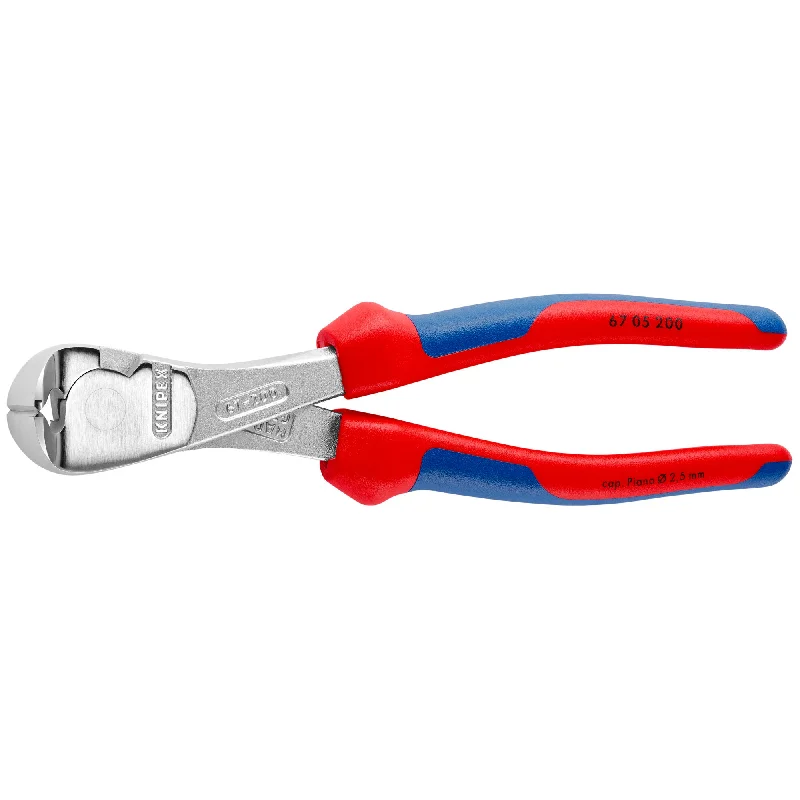 Pliers for Crimping and Wiring Tasks-Knipex 67 05 200 8" High Leverage End Cutting Nippers