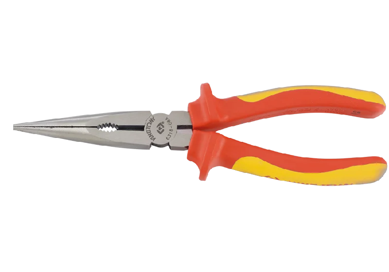 Pliers for Tightening and Loosening Fittings-King Tony  Long Nose Pliers 200Mm Vde 1000V