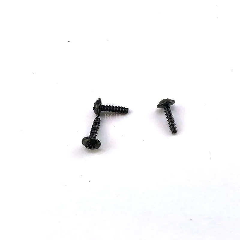 Screws for Securing Steel and Iron-Epson Tite Screw: Black 3x12 Screws Secure to Plastic -3 PCS