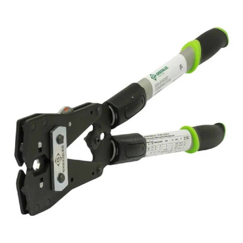 Flat Jaw Pliers for Smooth Surfaces-Greenlee K09-SYNCRO CRIMPER (1AWG-250)