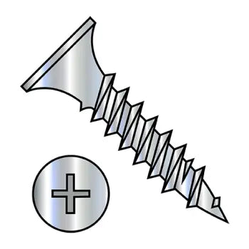 Screws for Carpentry and Framing-6-18 x 1-1/4 Phillips Bugle Head Drywall Screw Fine Thread Sharp Point Zinc Plated