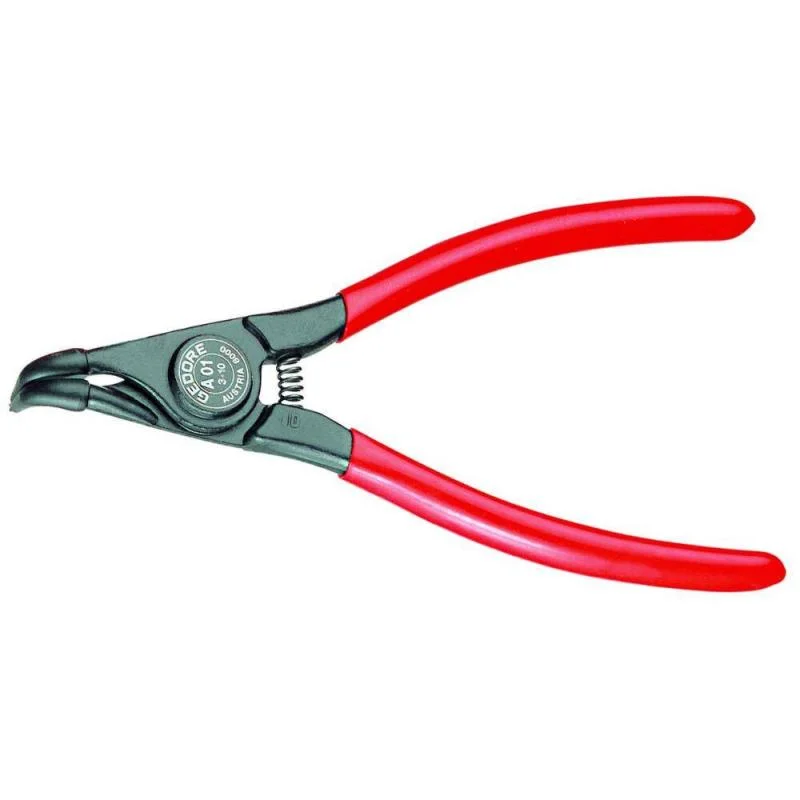 Pliers with Adjustable Jaws for Better Control-Gedore 6702350 Circlip pliers for external retaining rings, angled, 12-25 mm