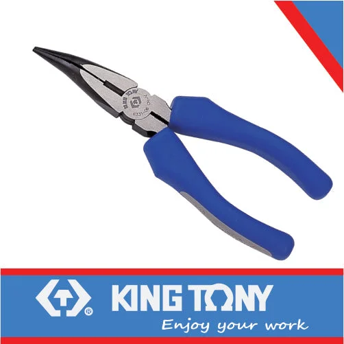 Pliers for Removing Nails and Staples-King Tony Pliers Bent Nose 200Mm