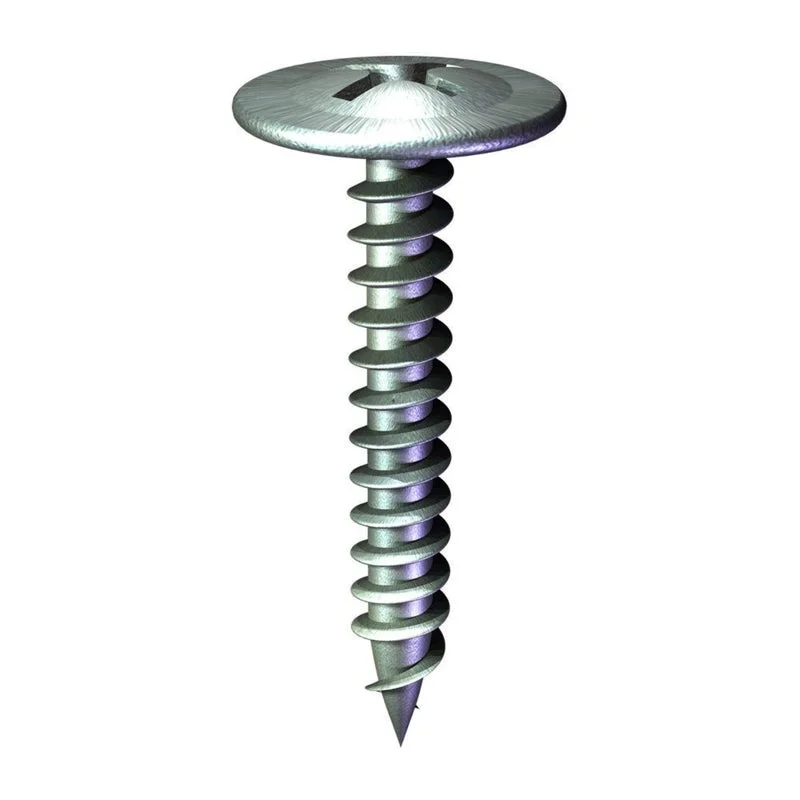 Screws for Fine Woodworking Projects-Grip-Rite Pro-Twist No. 8  x 1/2 in. L Phillips Truss Head Lath Screws 1 lb.