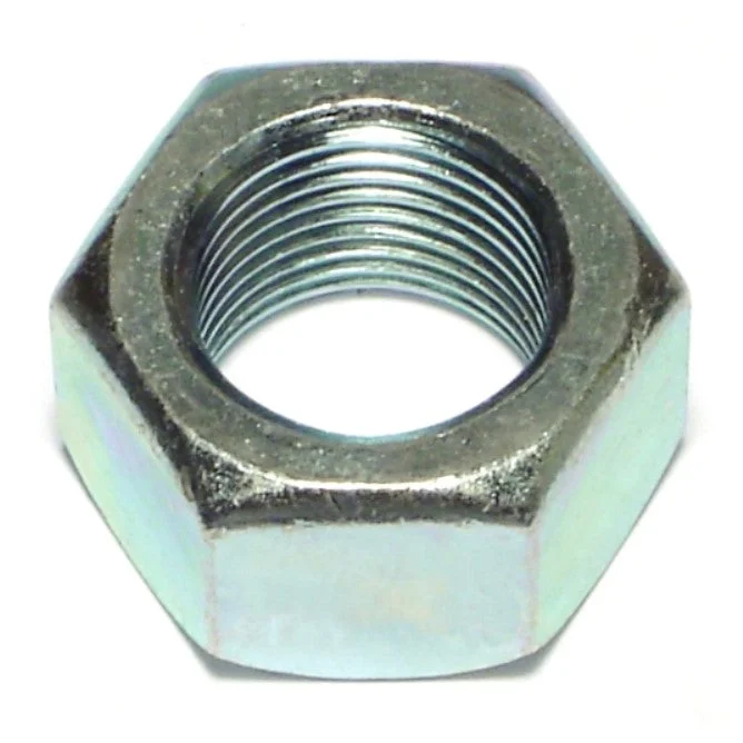 Nuts for Attaching Outdoor Fixtures-3/4"-16 Zinc Plated Grade 2 Steel Fine Thread Finished Hex Nuts (4 pcs.)