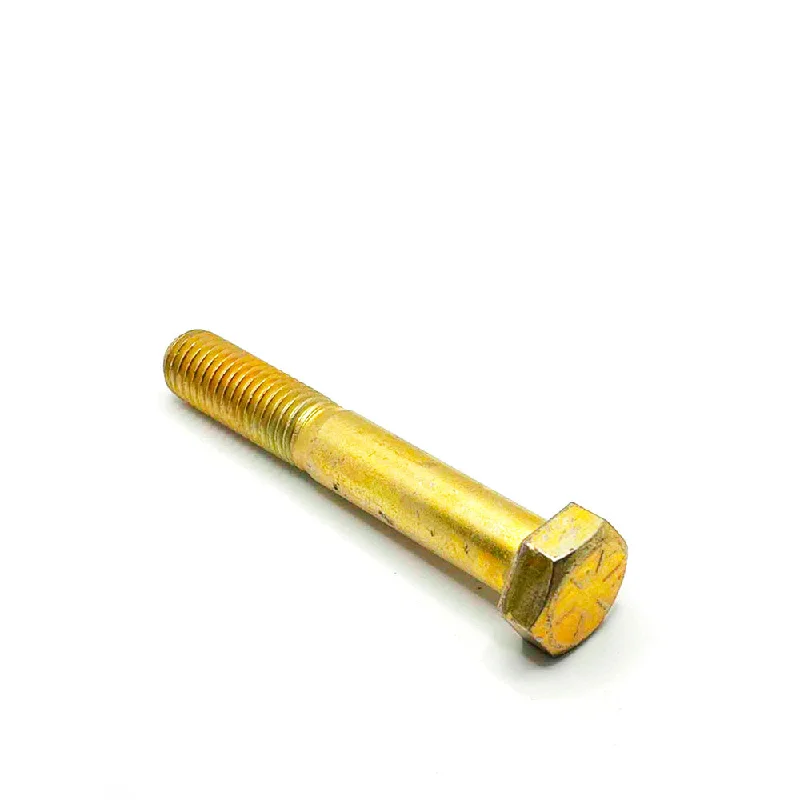 Bolts for High-Strength Joint Construction-5/8-11 x 4in UNC Grade 8 Hex Cap Screw Yellow Zinc