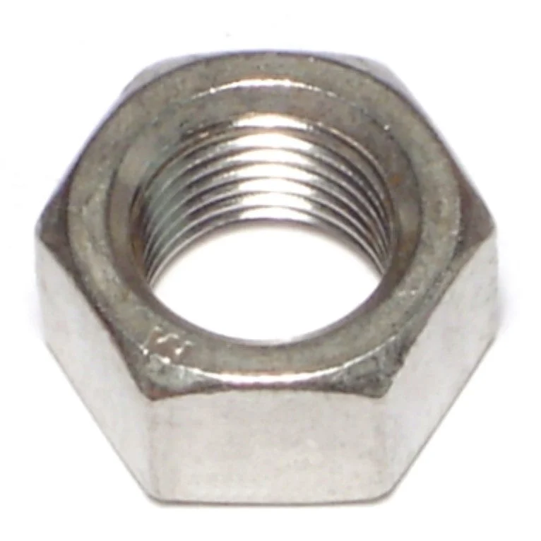 Nuts for Fixing Metal and Wood Parts Together-1/2"-20 18-8 Stainless Steel Fine Thread Hex Nuts (10 pcs.)